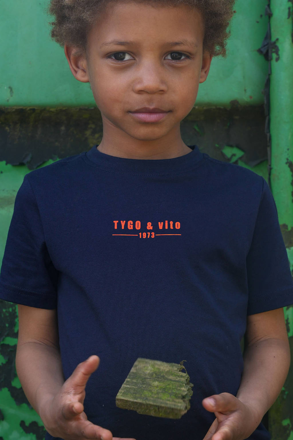 TYGO & vito t-shirt donkerblauw