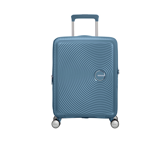 American Tourister Hartschalen-Koffer »Soundbox« Spinner 55, stone blue