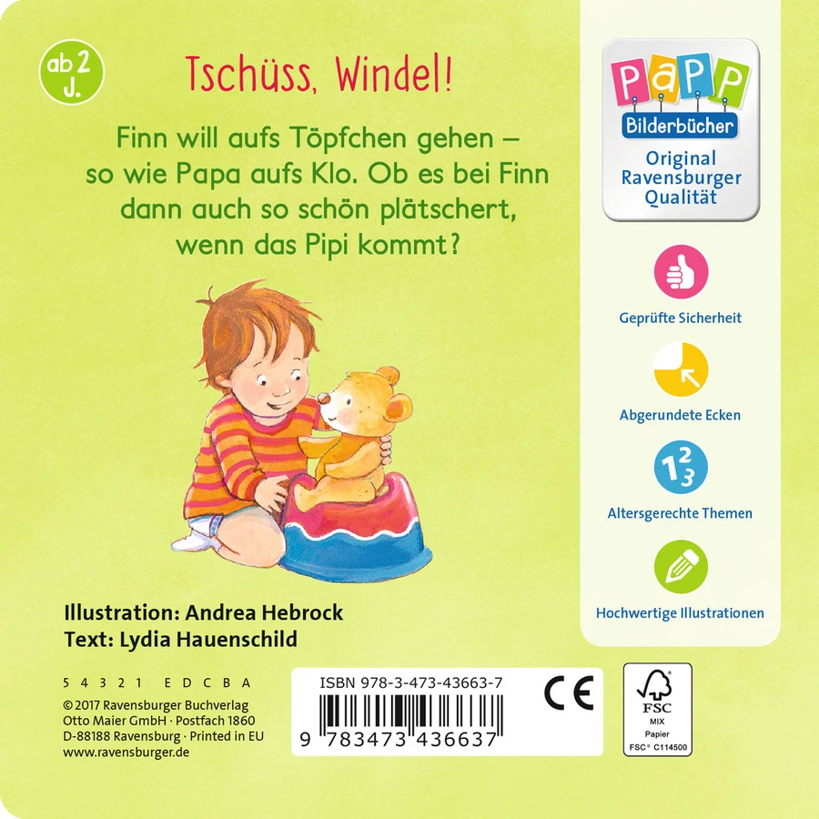 Ravensburger Finn geht aufs Töpfchen