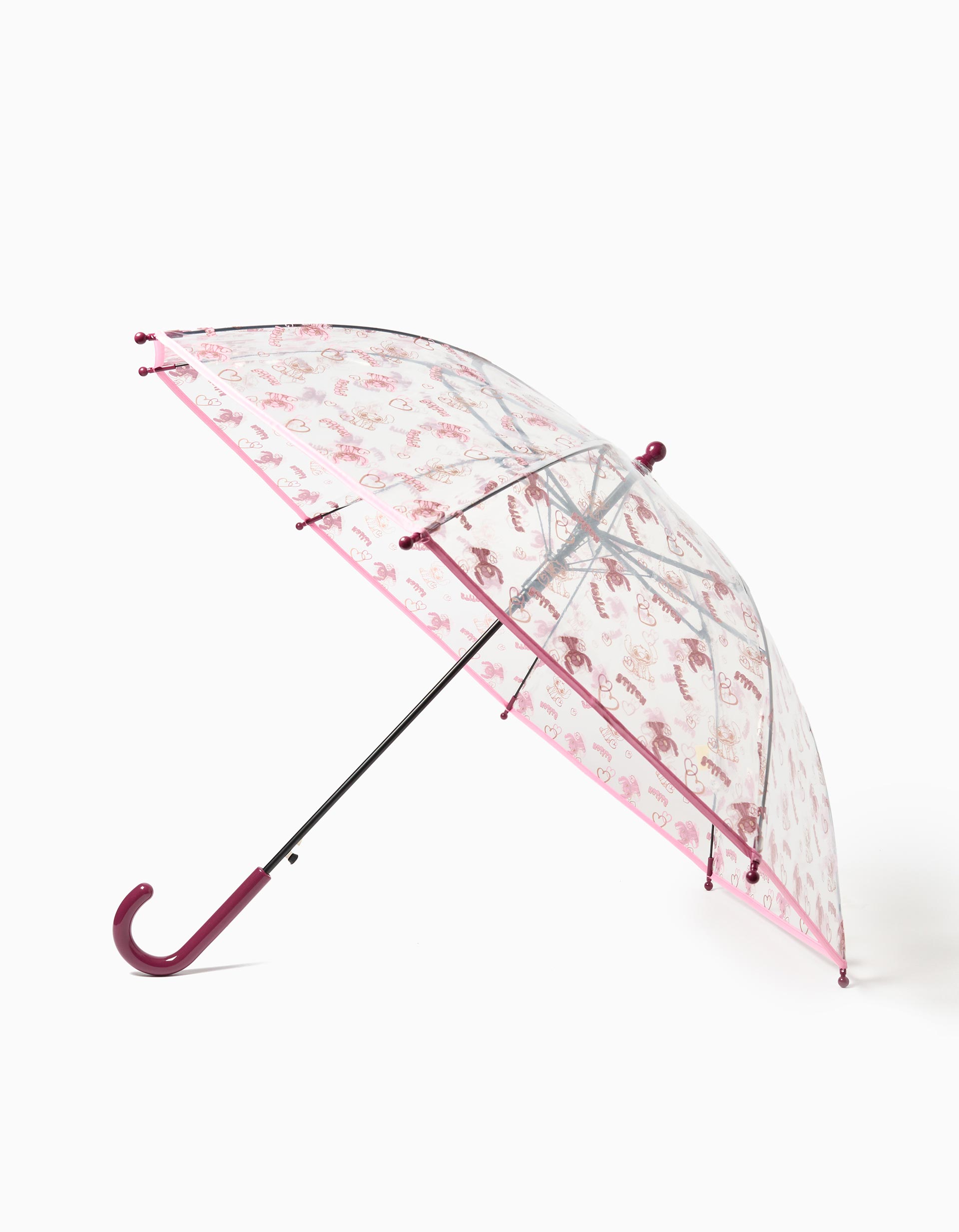 Guarda-chuva Transparente 'Stitch' ©Disney, Menina, Branco