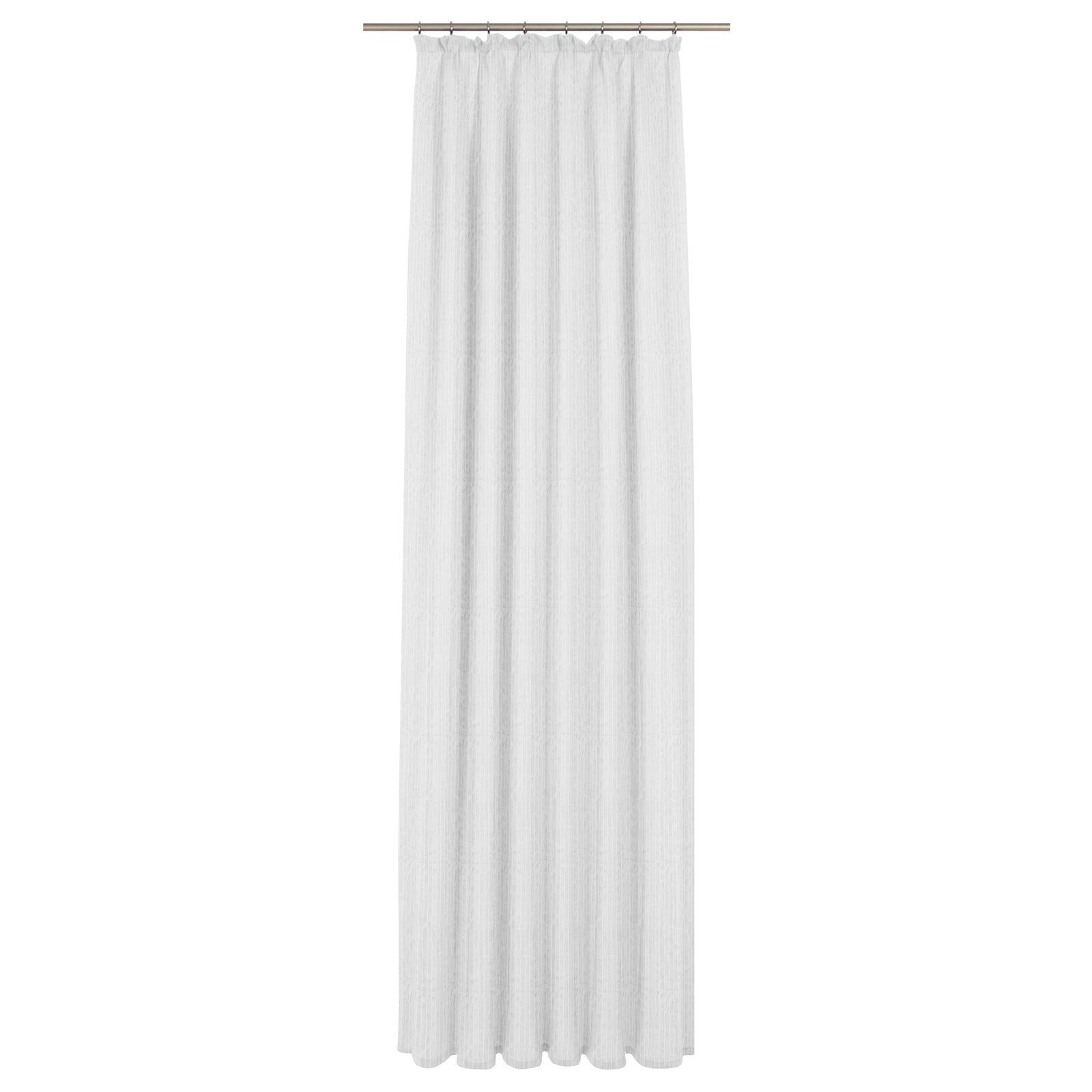 Vorhang - transparent-weiß - Chenille-Fäden - 300x225 cm