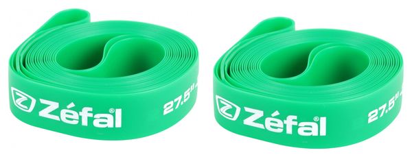 Paire de Fonds de Jantes Zéfal Soft 650b/27.5'' 20mm Vert