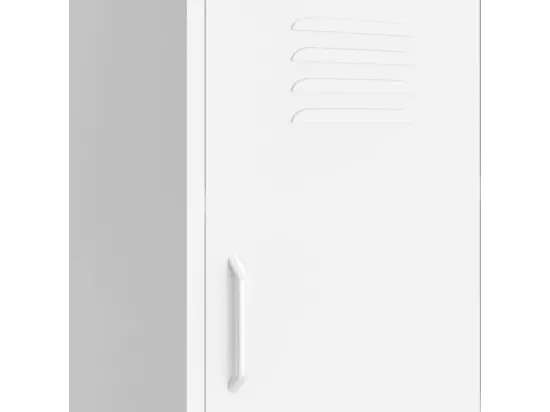 Armoire de rangement Blanc 42,5x35x101,5 cm Acier