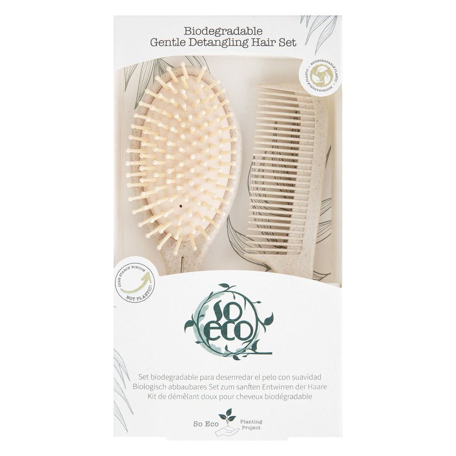 So Eco Biodegradable Gentle Detangling Hair Set 2pcs