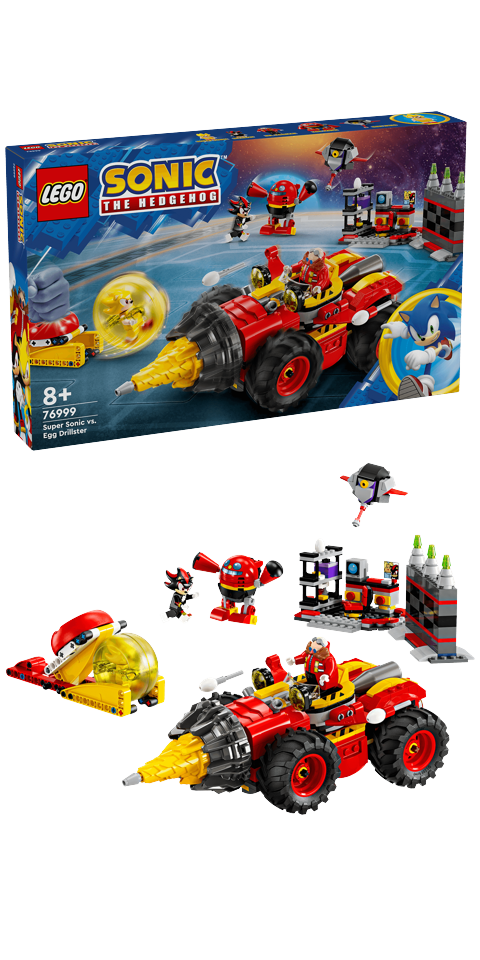LEGO - Sonic - Super Sonic mod Egg Drillster (76999)
