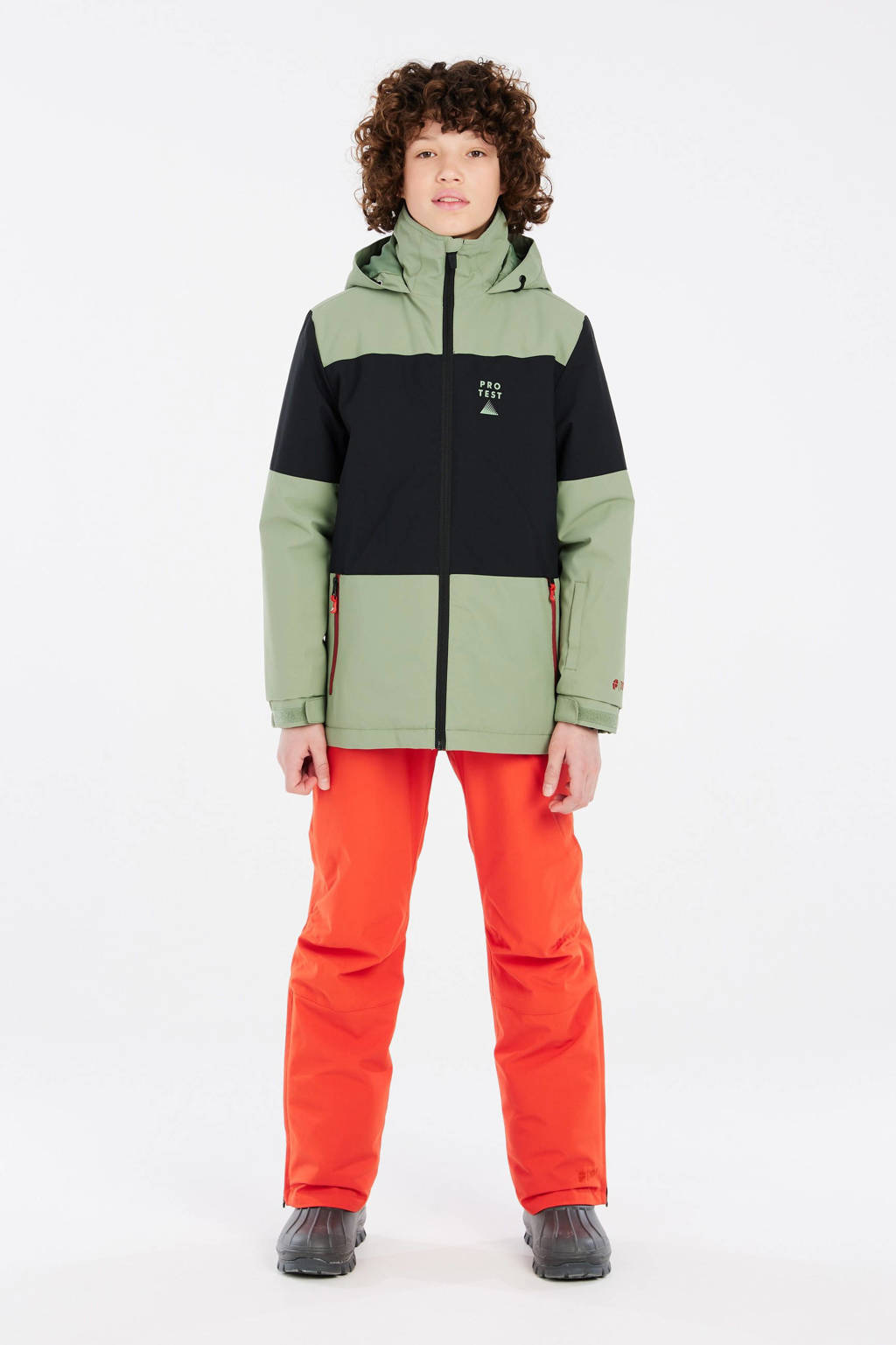 Protest ski-jack PrtDecks lichtgroen/zwart