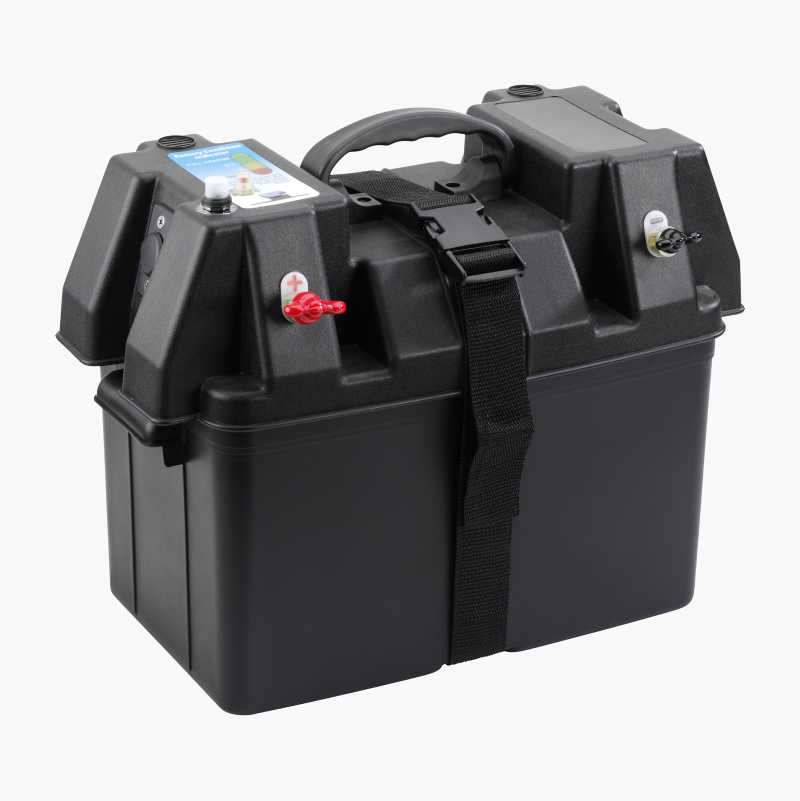 BATTERIBOKS MED ELEKTRONIKK