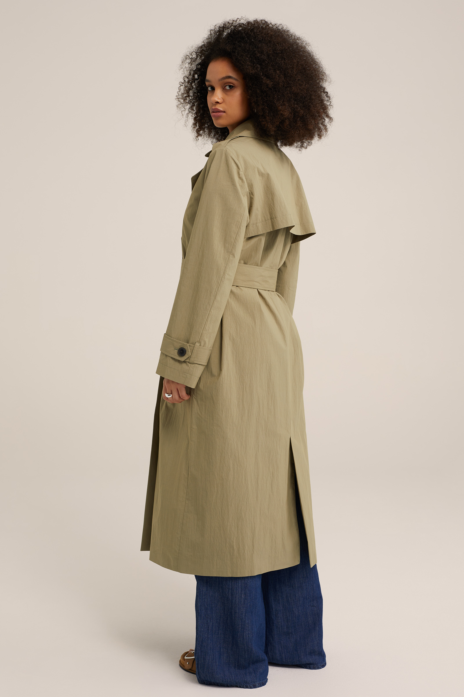 trenchcoat WE Fashion Mosgroen