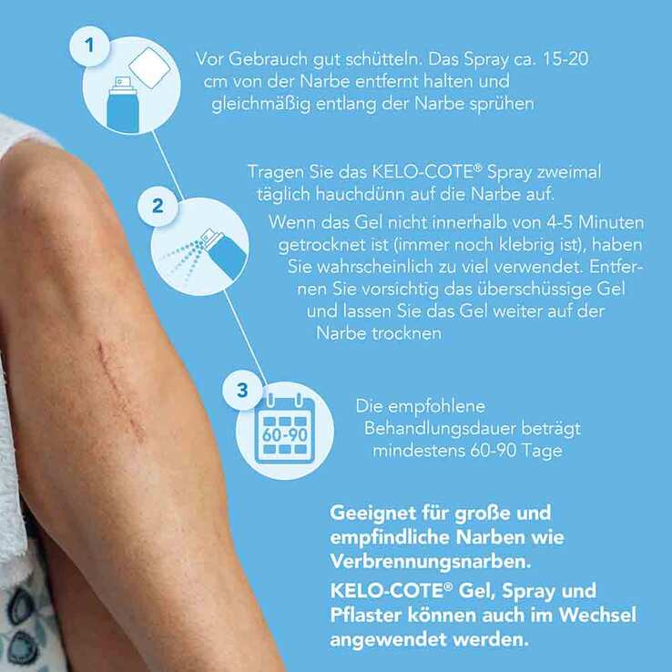 Kelo-cote Spray Silikonspray z.Behandlung v.Narben, 100 ml