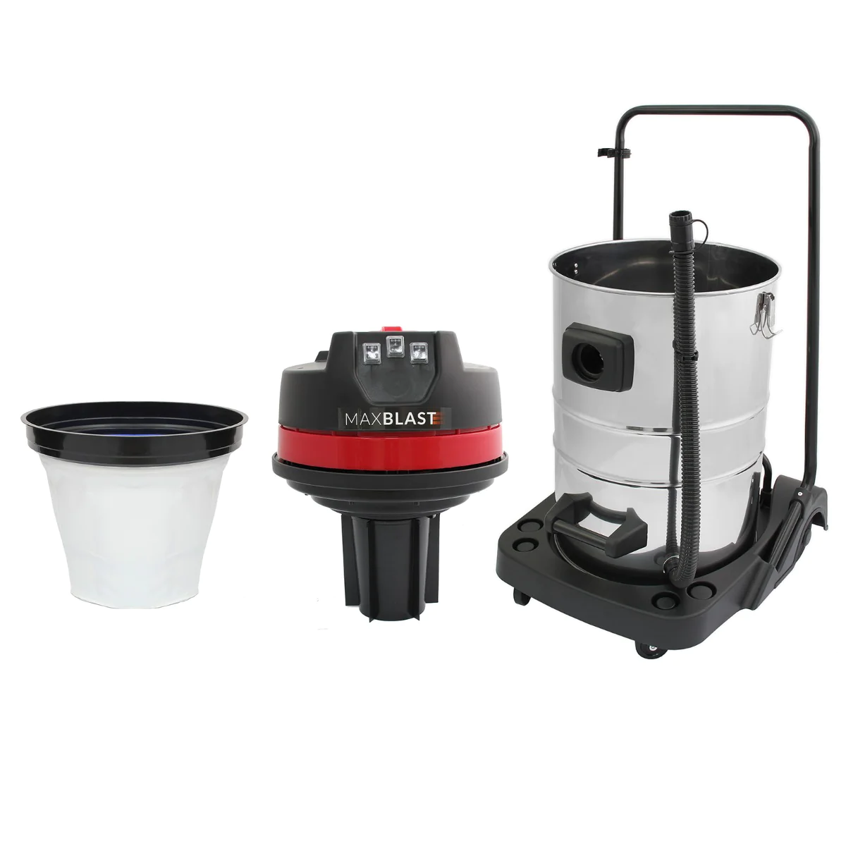MAXBLAST Aspirateur Industriel de 80 Litres MaxBlast