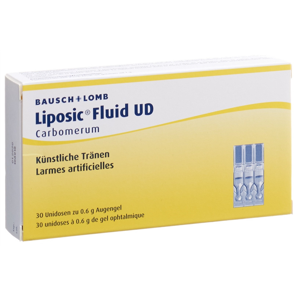LIPOSIC Fluid UD<br>30 × 0.6 g, Augengel