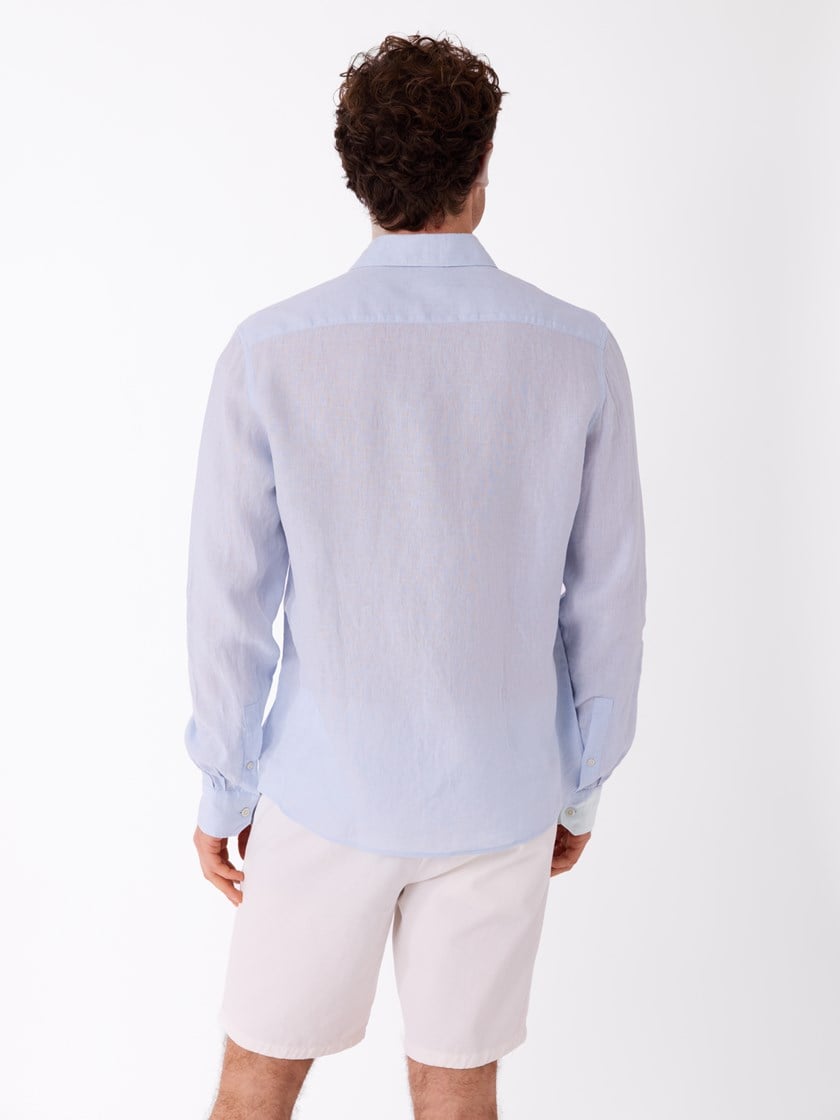 Rimini linskjorte Cashmere Blue