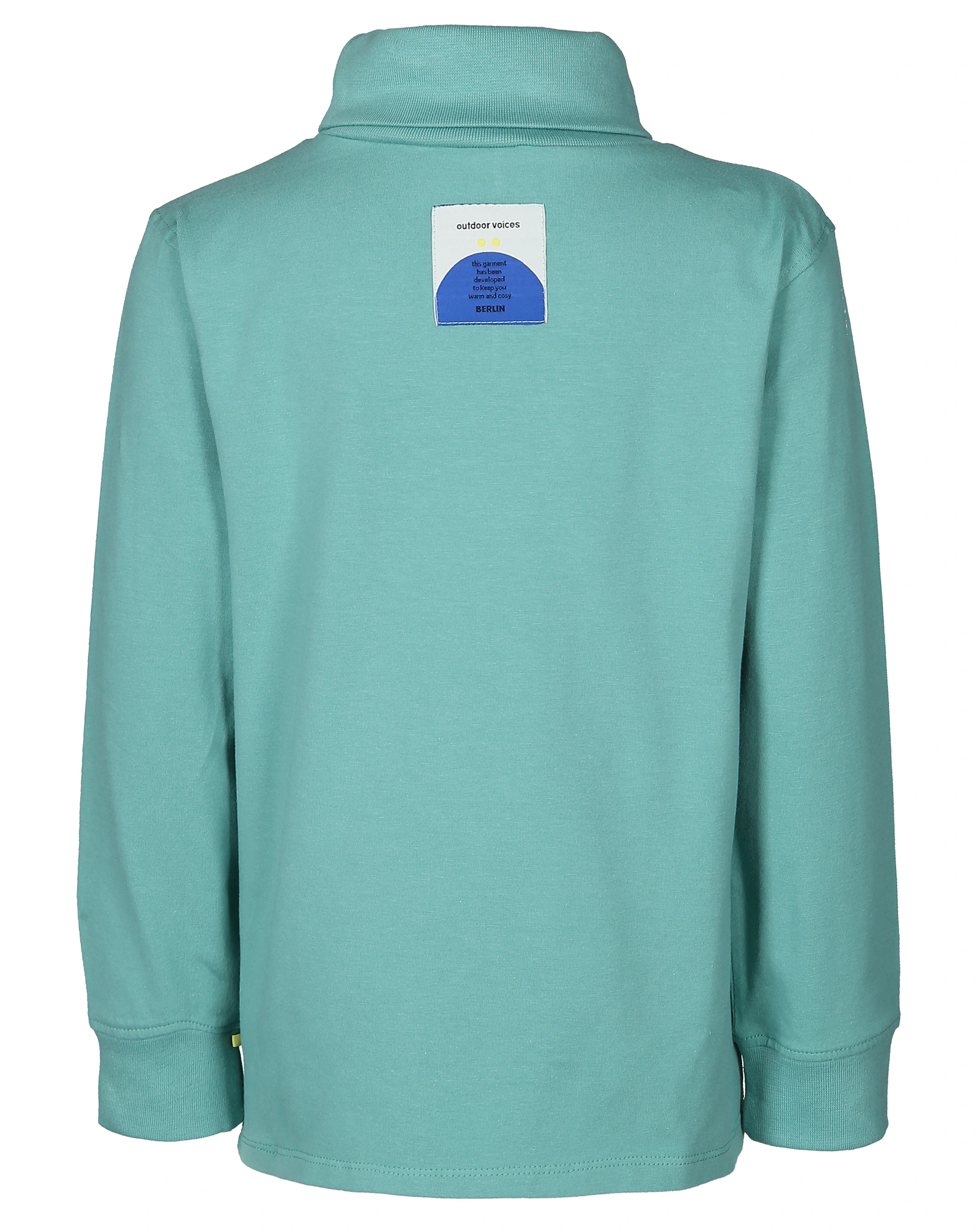 Rollkragen-Langarmshirt BASIC in grün