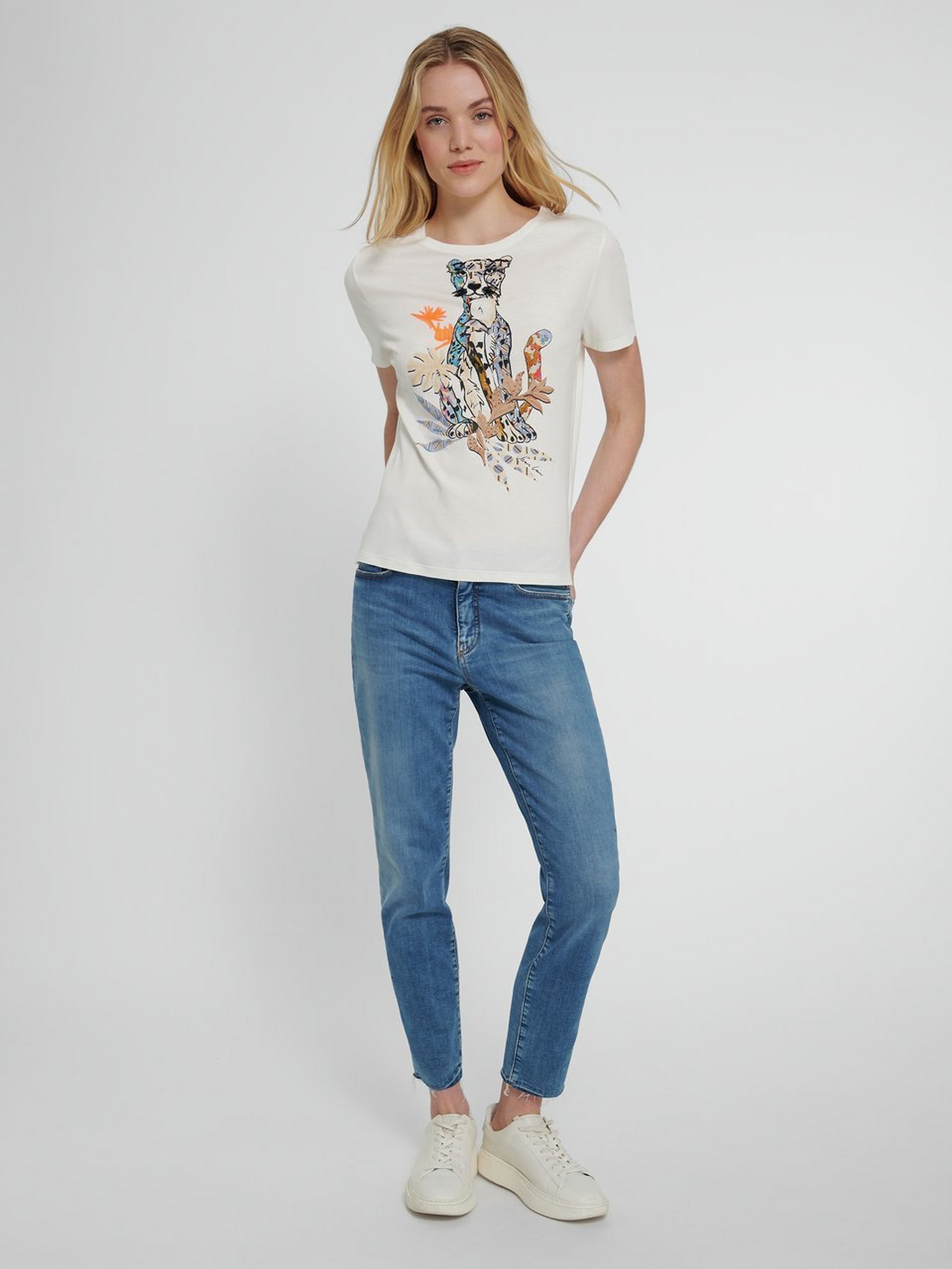 Rundhals-Shirt