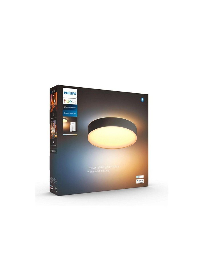 Philips Hue - 2xEnrave Ceiling Lamp 38cm- W&C Ambiance- Bundle