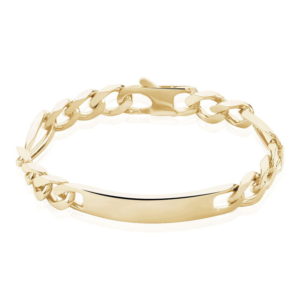 Bracelet Identité Bixente Plaqué Or Jaune