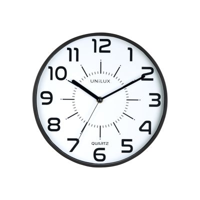 Unilux - Horloge Pop - mécanisme quartz - 28 cm - noir