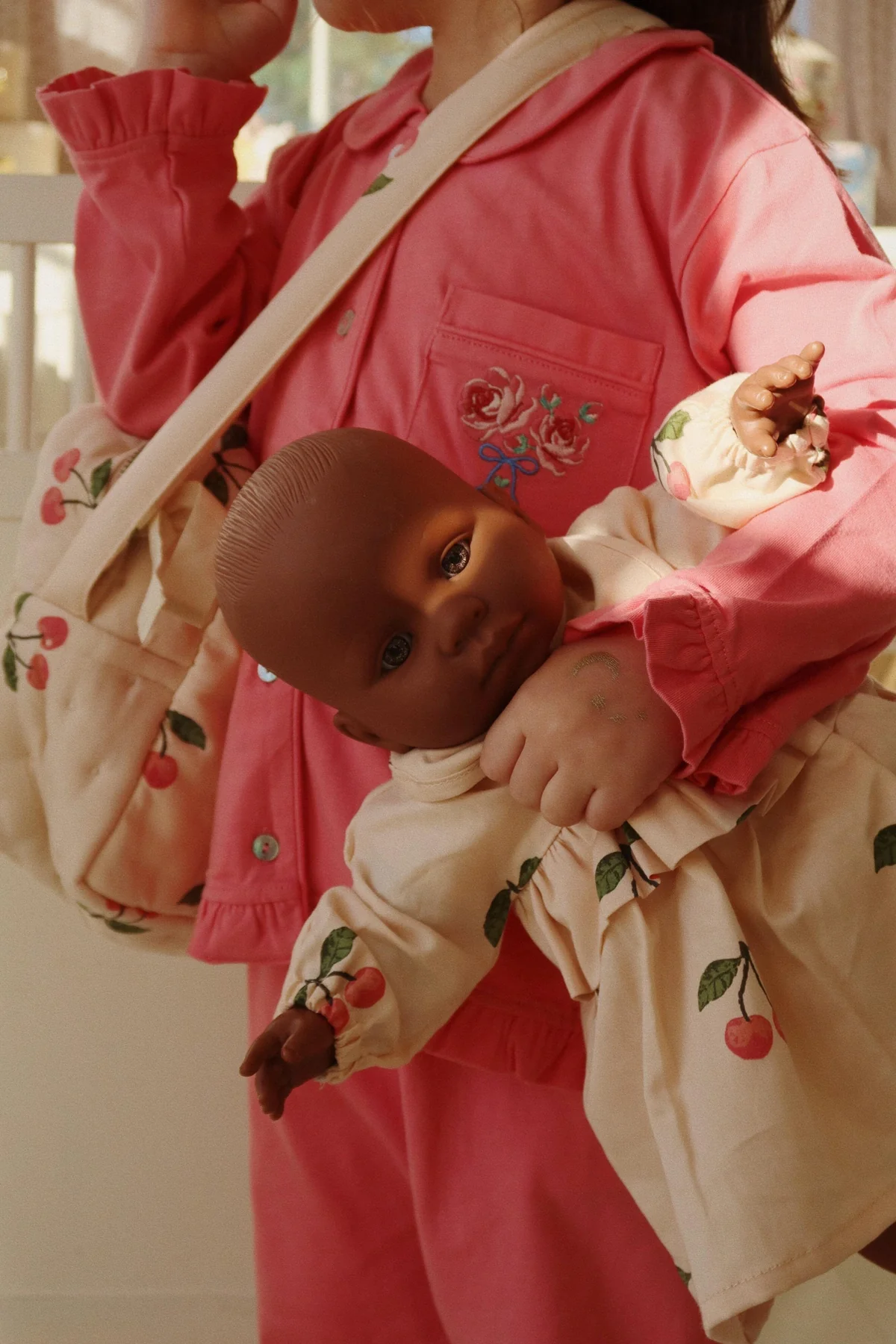 Konges Sløjd Doll Bag ma grande cerise pink