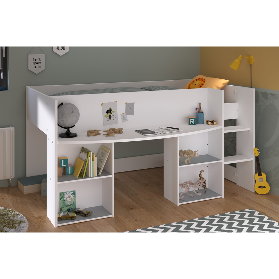 Parisot Kinder Hochbett Pirouette 1  Weiß Weiß