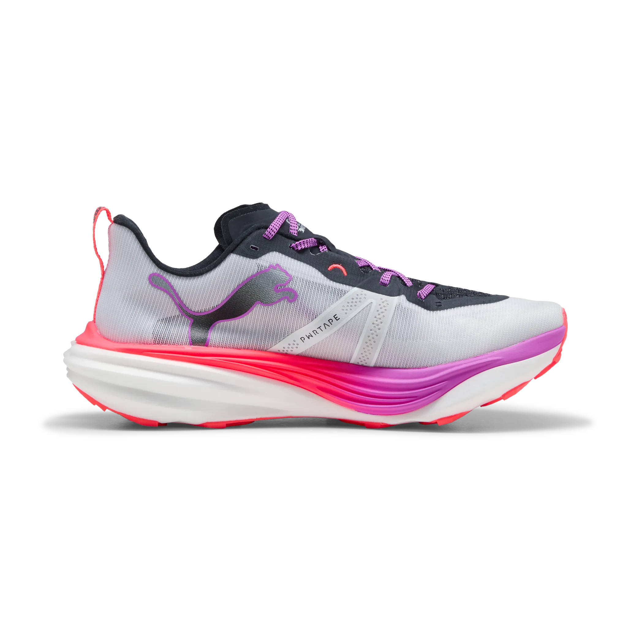 Puma Deviate Nitro Elite Trail Puma White-glowing Red-pure Magenta