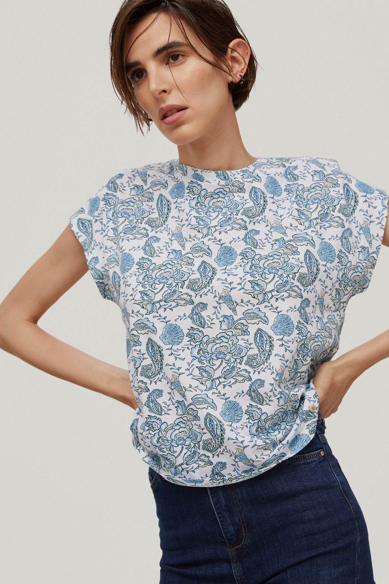 Camiseta de manga curta estampada - Diversas