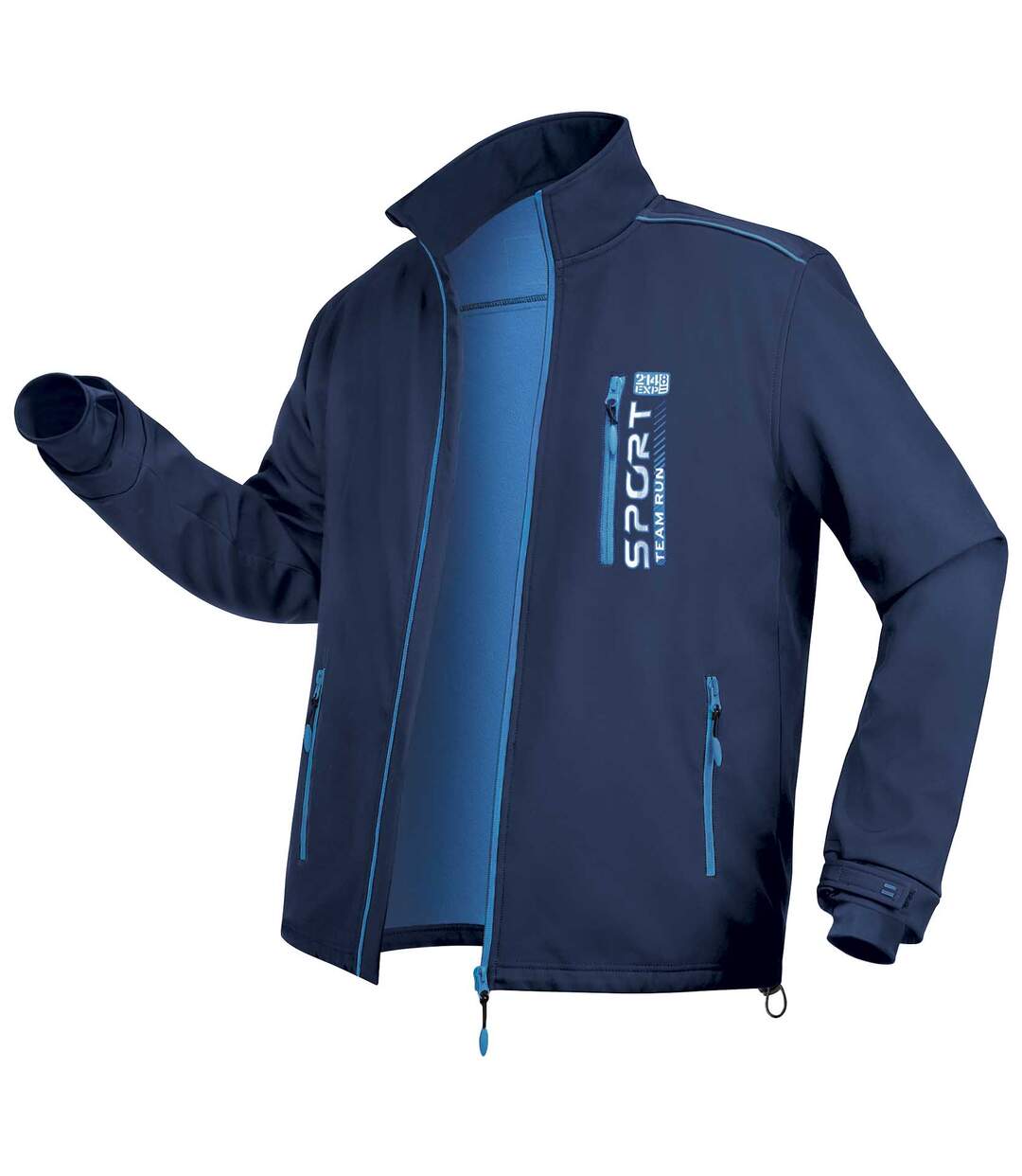 Blouson Softshell Doublé Micropolaire Sport Team