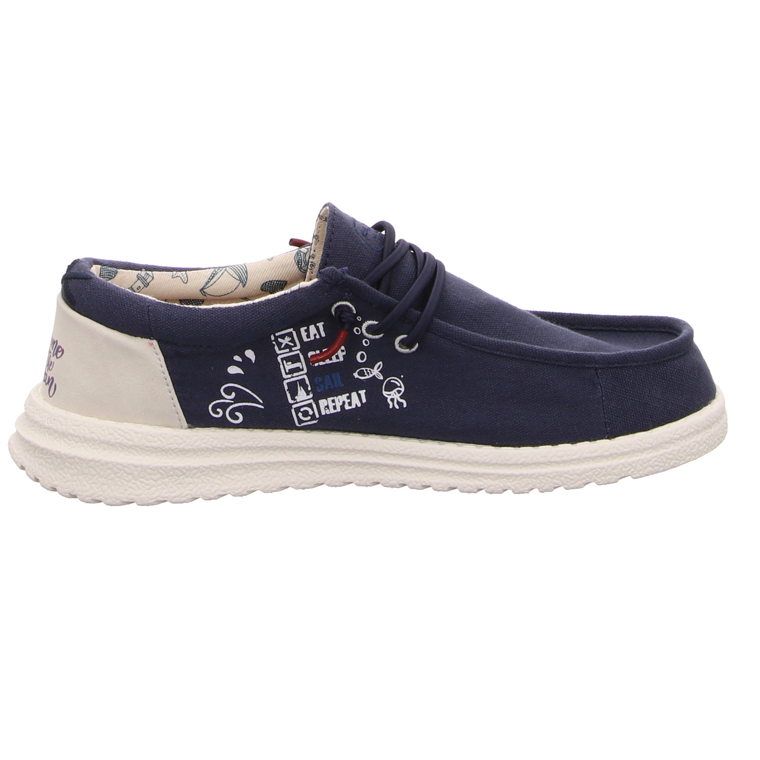 Fusion Slipper blau blau