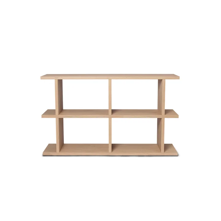 Ferm Living - Kona Bücherregal 2 x 2, 72 x 122,5 cm, Eiche natur