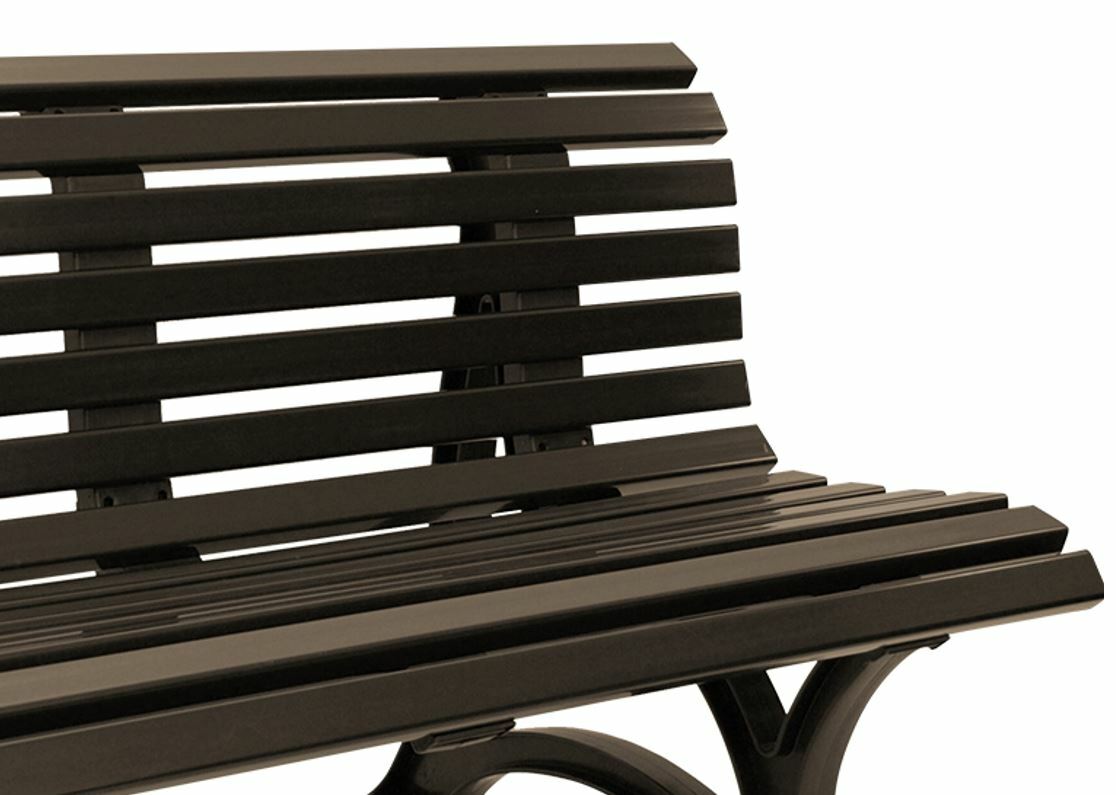 gartenmoebel-einkauf Bank HELGOLAND 3-sitzer, Kunststoff braun