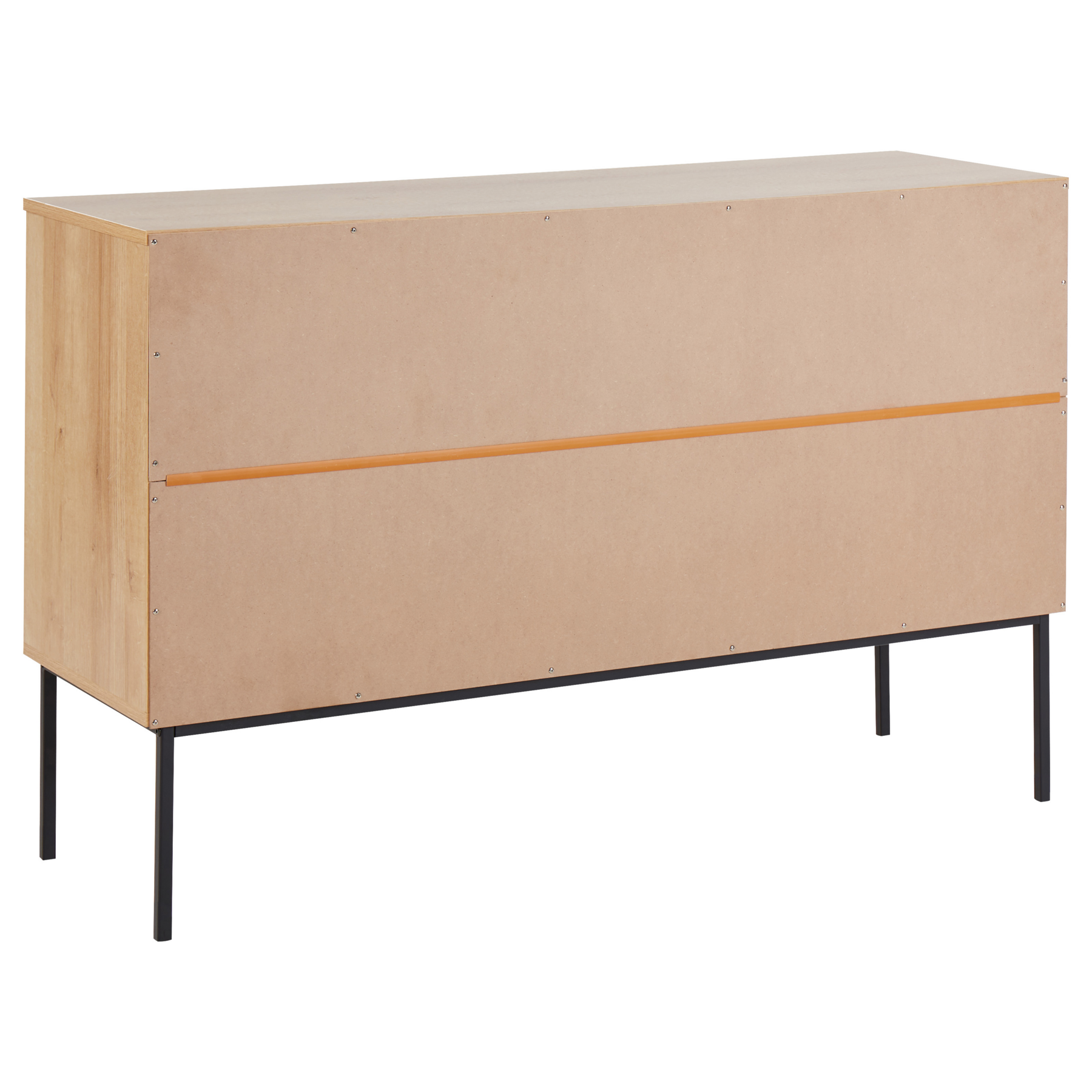 Beliani - PASCO  - Dressoir 6-lades - Lichte houtkleur - Rotan