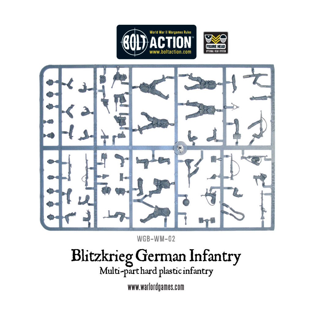 Bolt Action - German - Blitzkrieg Infantry plastic boxed set