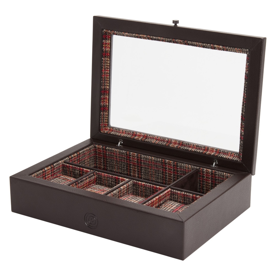 Wolf 1834 WM Brown Uhren- und Schmuckbox Braun