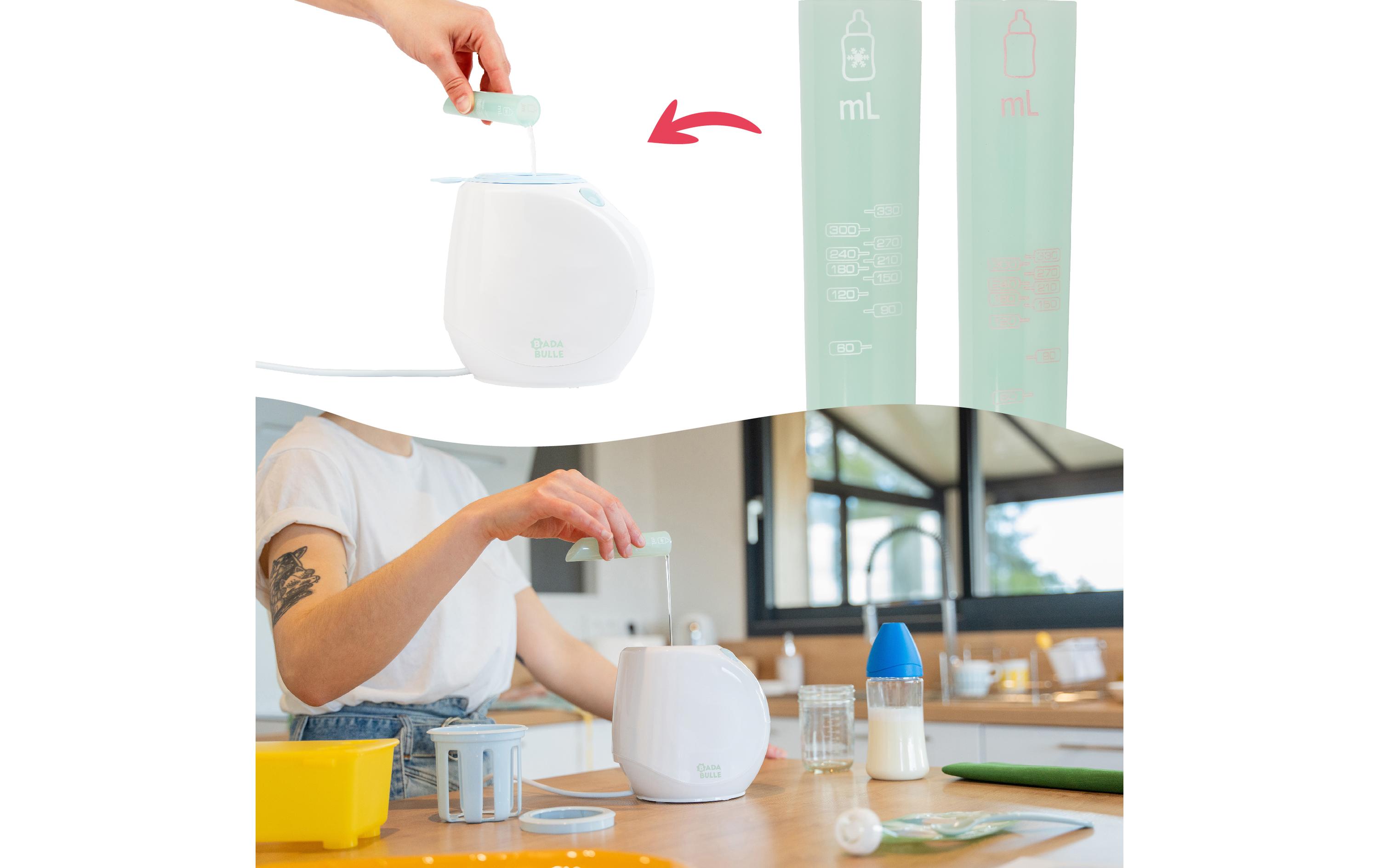 Flaschenwärmer Easy Plus Home WeissSchnelles Erwärmen von Flaschen