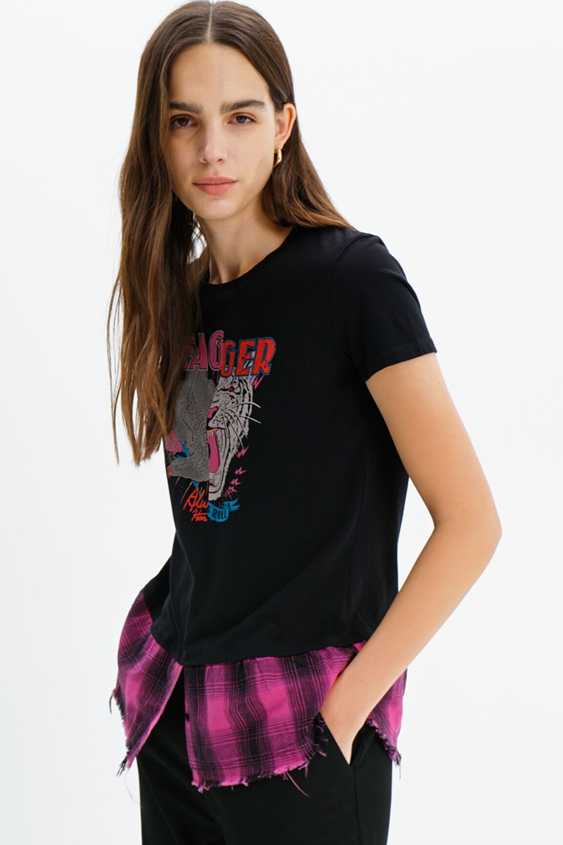 T-shirt rock double épaisseur