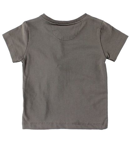 En Fant T-Shirt - M?rkeGrå m. Struds
