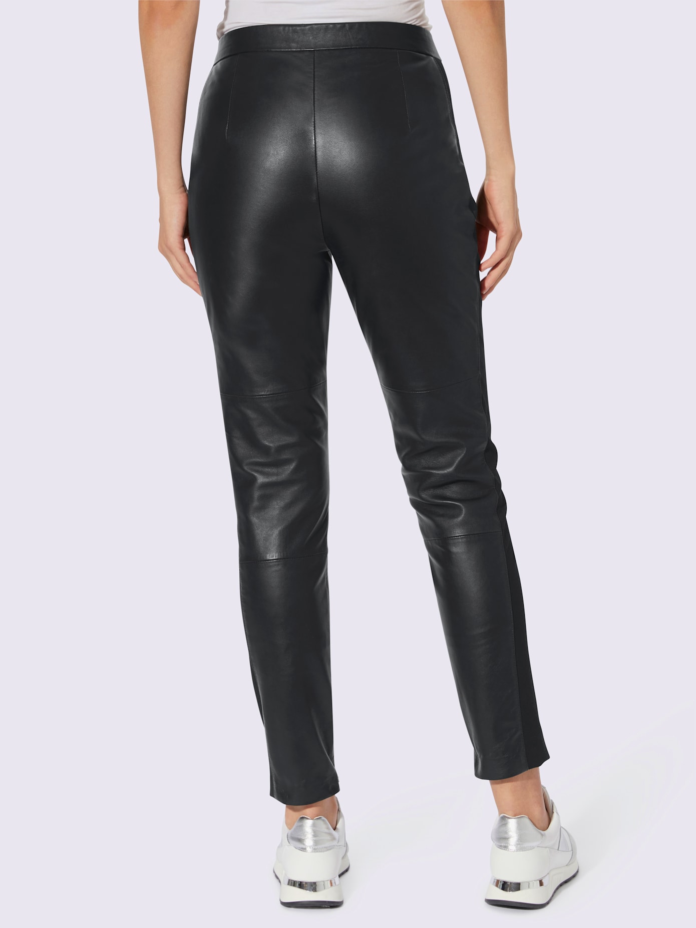 Pantalon en cuir cuir agneau nappa