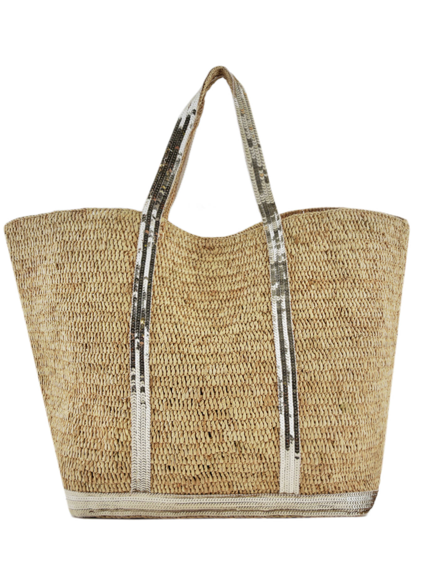 Grand sac Le Cabas raphia et paillettes VANESSA BRUNO