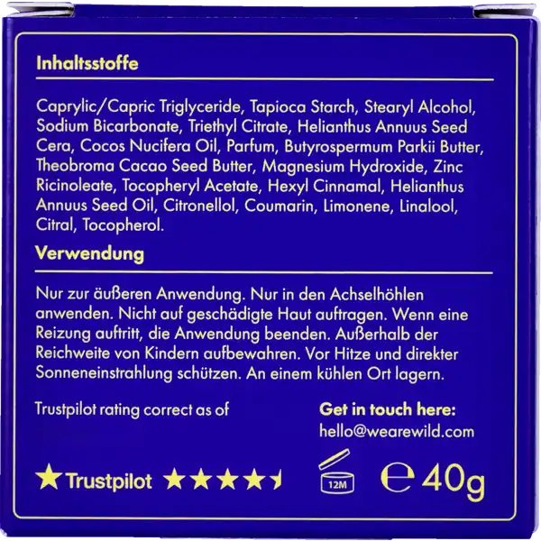 Natürliches Deo - Nachfüllpackung Thunderstorm