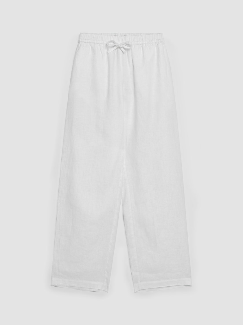 Diondra linbukse Bright White