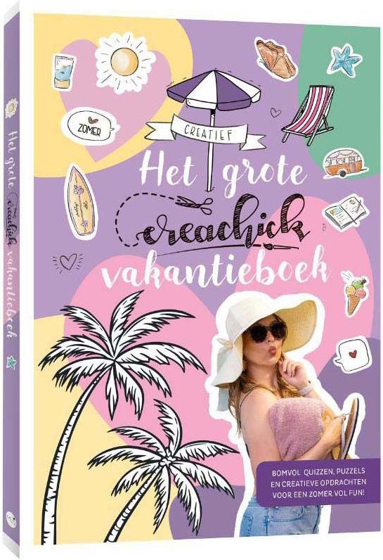 CreaChick - Vakantieboek - Hardcover - 80 Pagina's - Creatief Plezier