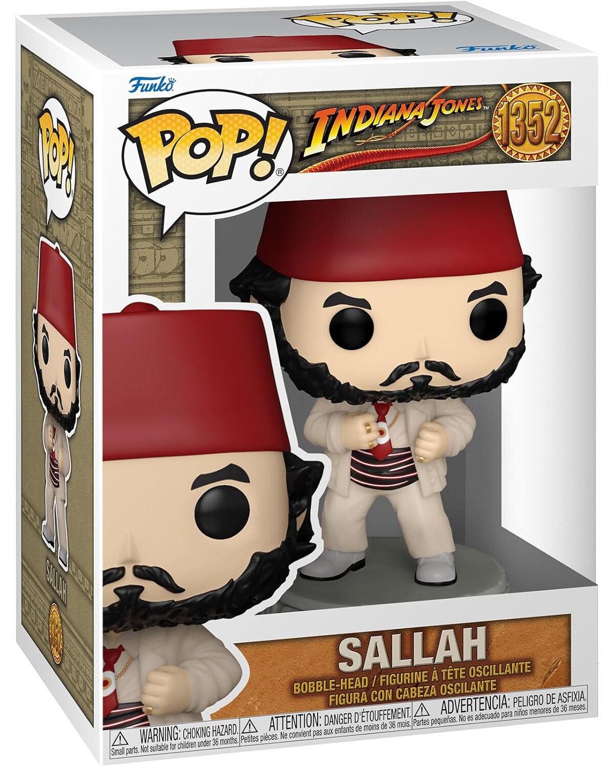 Funko Pop! - Indiana Jones 4er Set (Indy, Henry Jones Sr., Sallah, Arnold Toht)