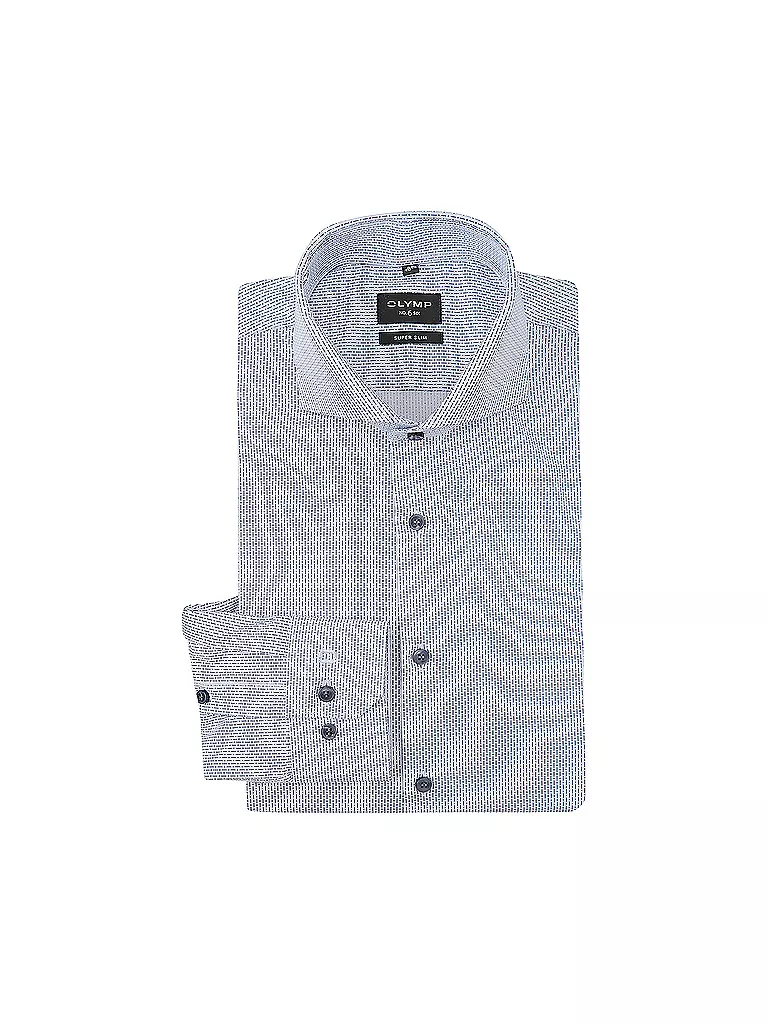 OLYMP NO.6 Hemd Super Slim Fit  blau