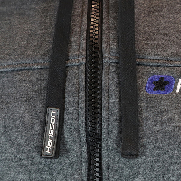 Harisson - Sweat zippé à capuche Stingray Gris