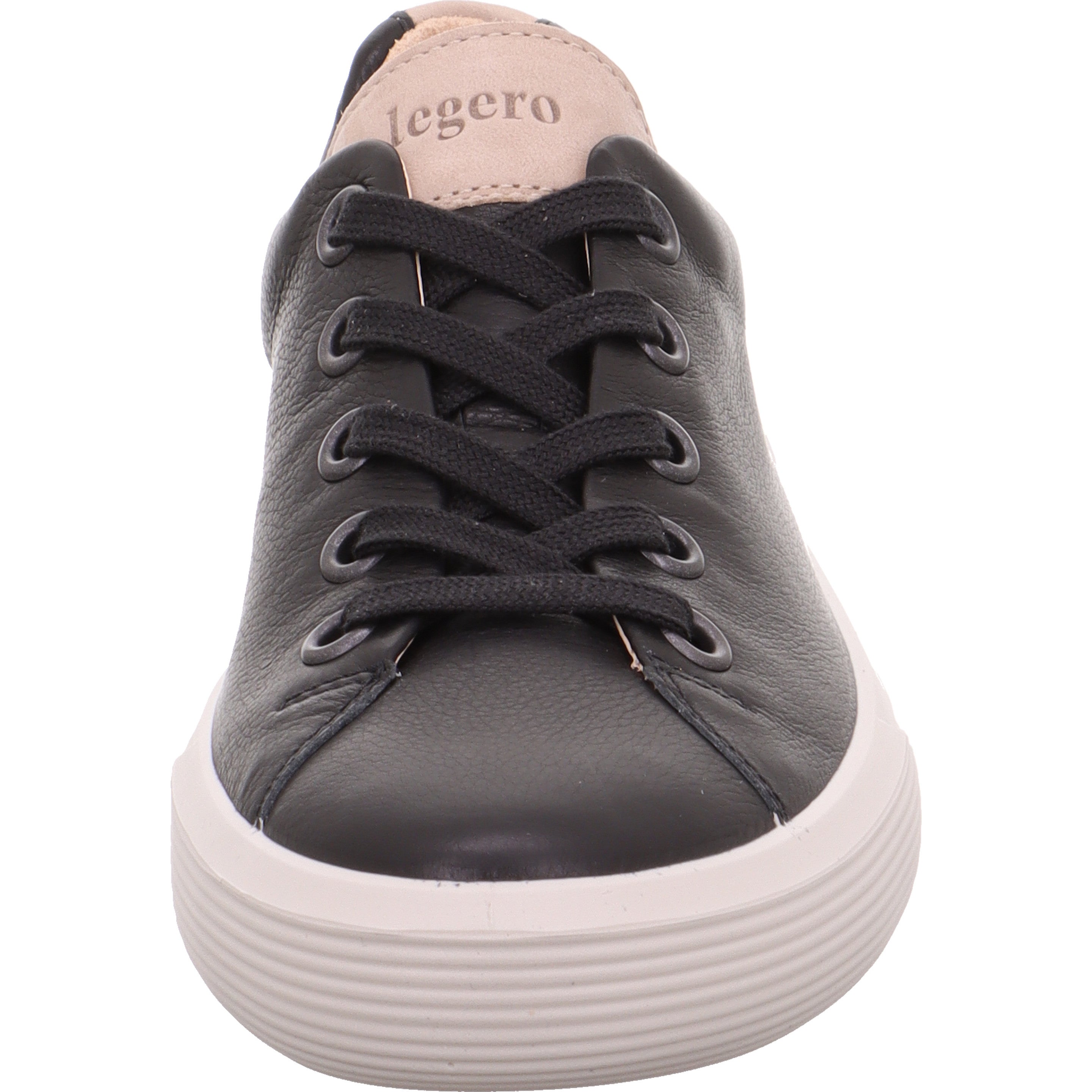 legero FRESH Damen  Sneaker low mit Schnürung - Farbe: Schwarz - Größe: 4.5