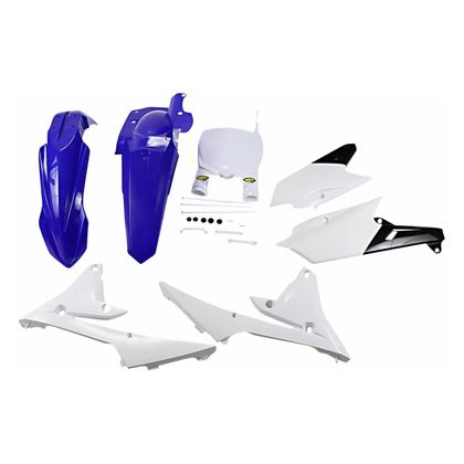 Kit plastiques CYCRA Replica Blanc/Bleu - Blanc / Bleu