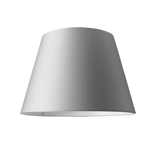Lampenkap Tolomeo Ø36 grijs satijn