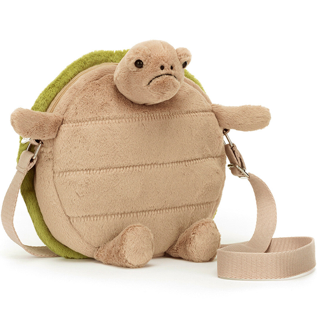 Jellycat kindertas schildpad timmy - 23 cm