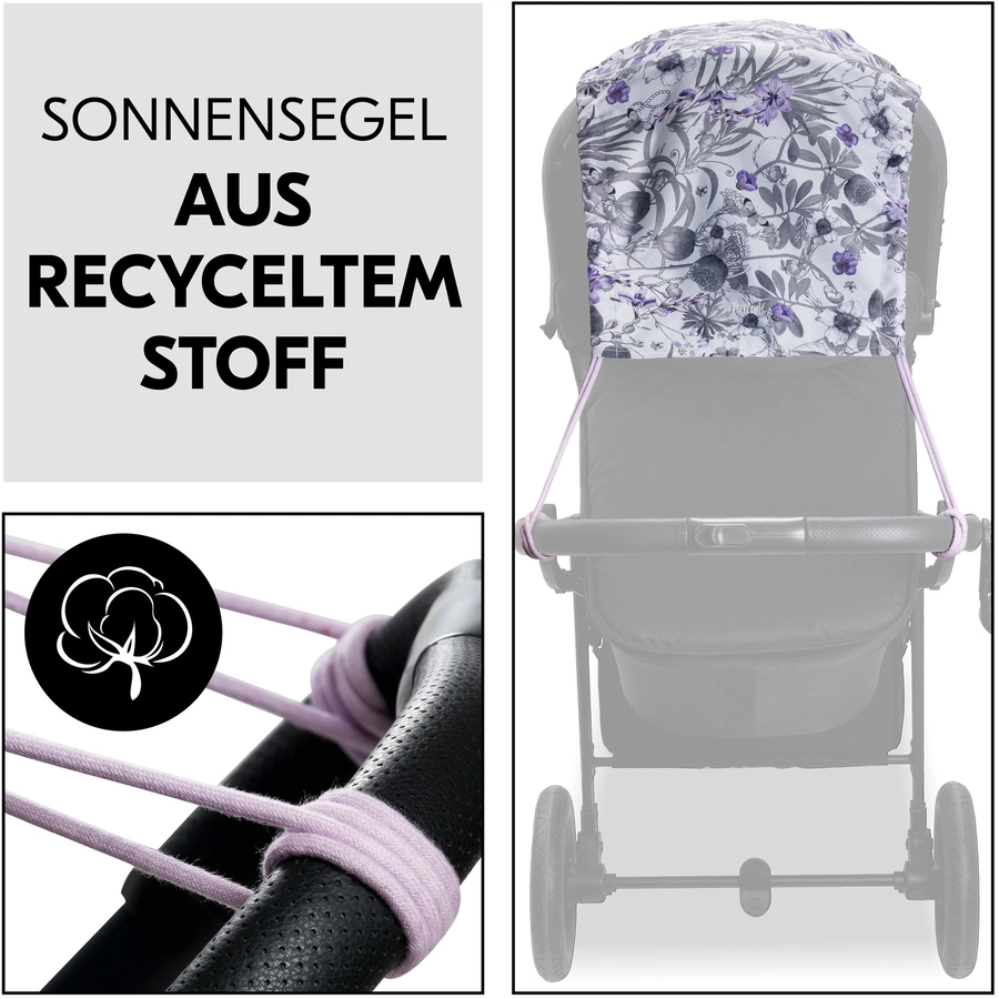 hauck Sonnensegel Floral Grey