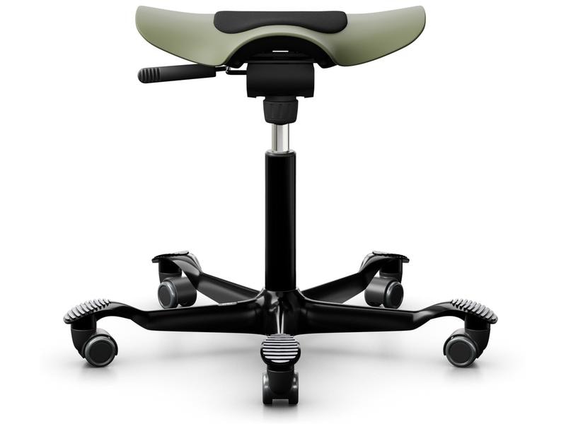 HÅG Bürostuhl Capisco Puls 8001 Moss Höhenverstellbarer, ergonomischer Sitz-Hocker