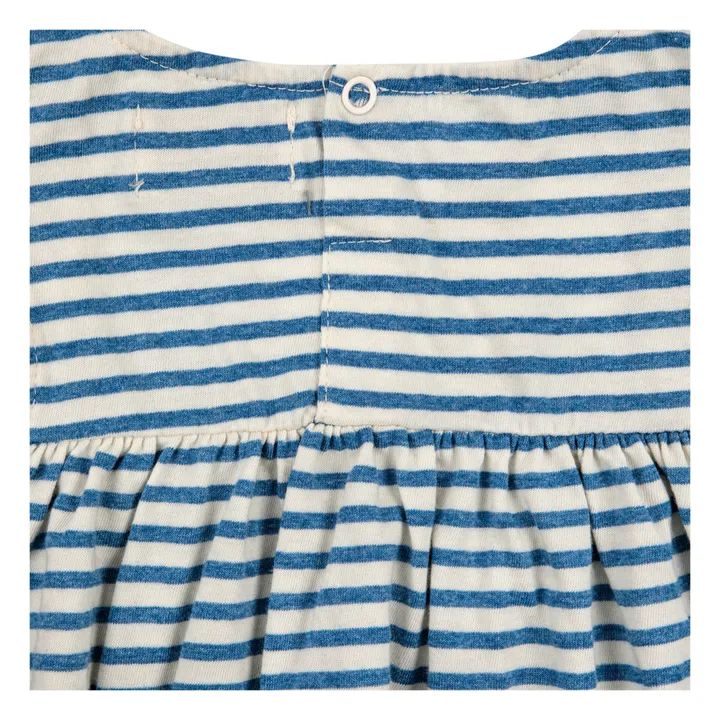 Bobo Choses Robe Coton Bio Rayée | Bleu marine